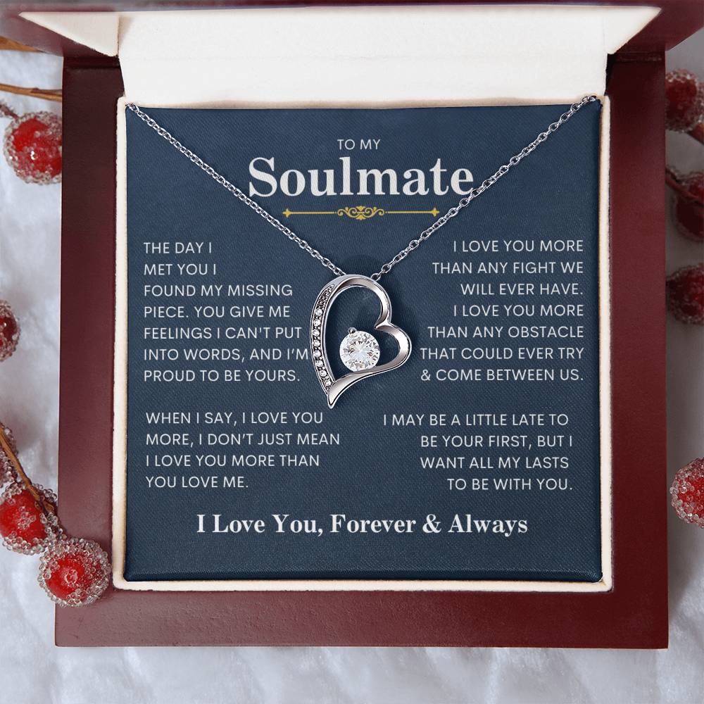 To My Soulmate | Forever Love Necklace