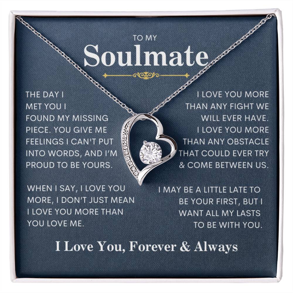 To My Soulmate | Forever Love Necklace