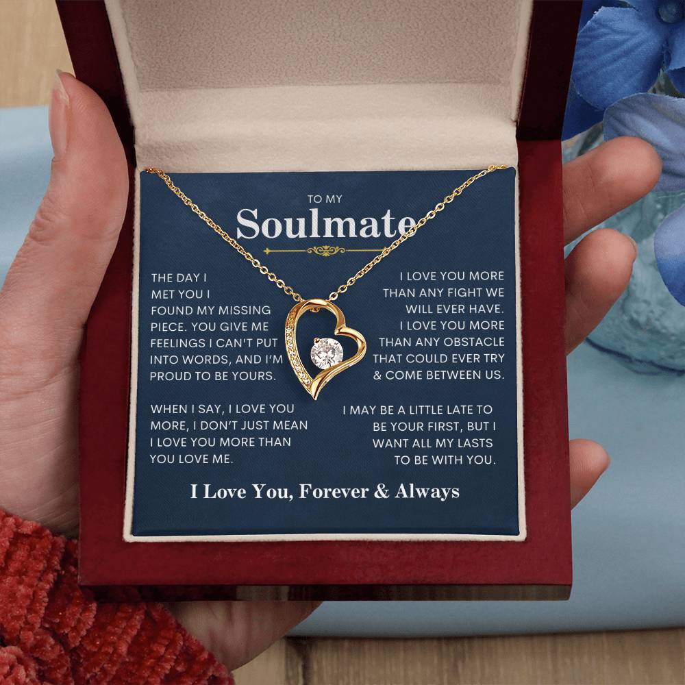 To My Soulmate | Forever Love Necklace
