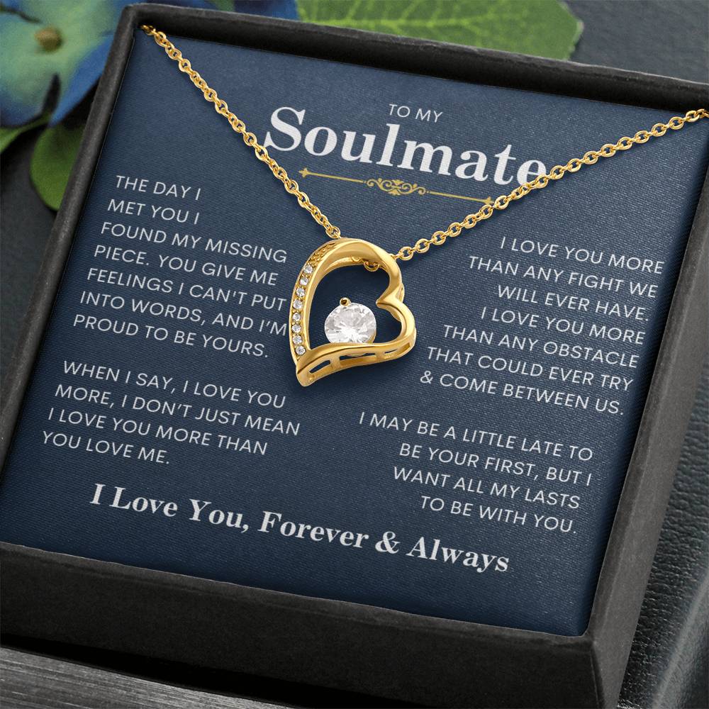 To My Soulmate | Forever Love Necklace